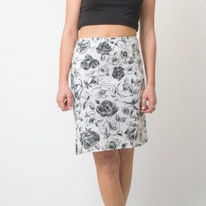 Vintage Floral Skirt